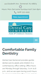 Mobile Screenshot of dentalcaresomerset.com